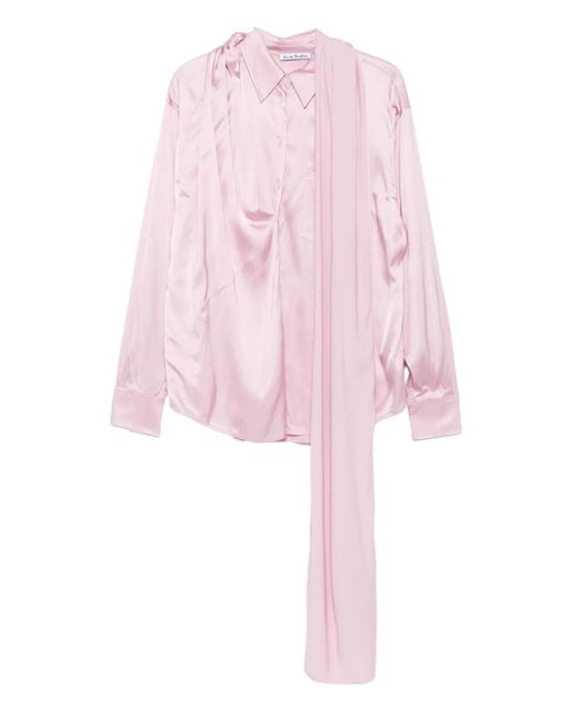 Acne Pink Rock mit Nadelstreifen