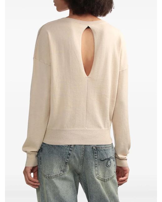 IRO Natural Mae Cut-Out Jumper