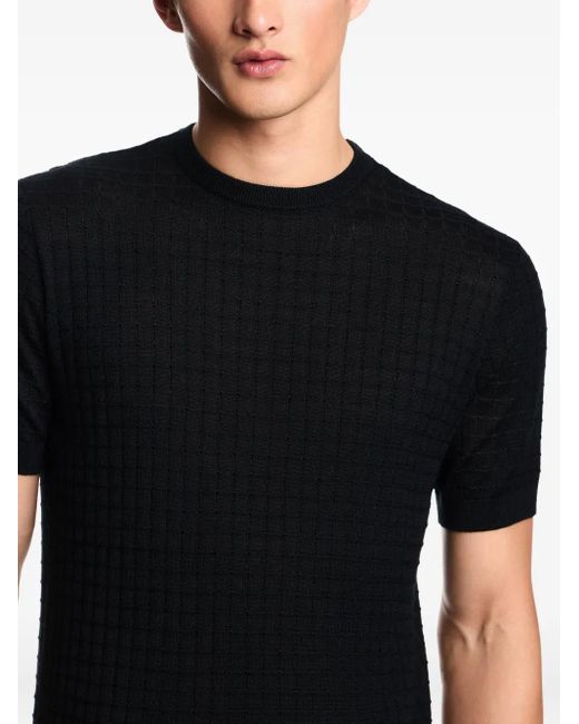 Emporio Armani Black Short-Sleeve T-Shirt for men