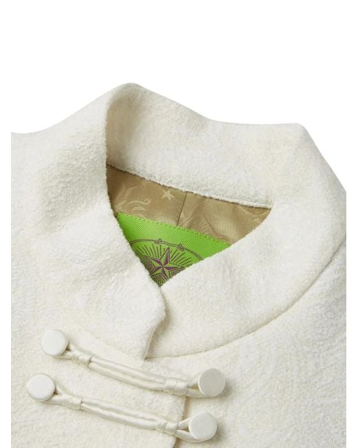 Shanghai Tang White Buttoned Tang Jacket