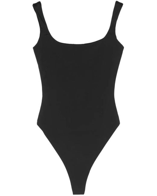 Entire studios Black Square-Neck Sleeveless Bodysuit