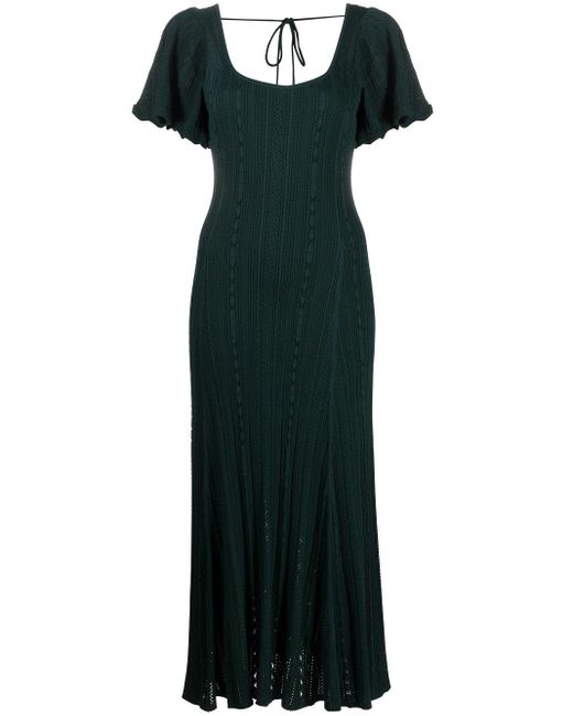 Sandro Green Marly Knitted Dress