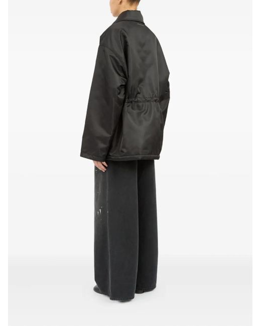 MM6 by Maison Margiela Black Drawstring Jacket