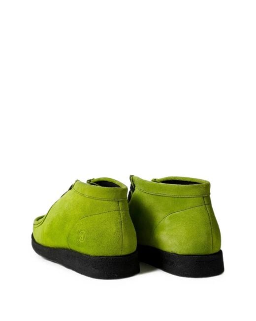 Rave Skateboards Green P404 Suede Boat Shoes