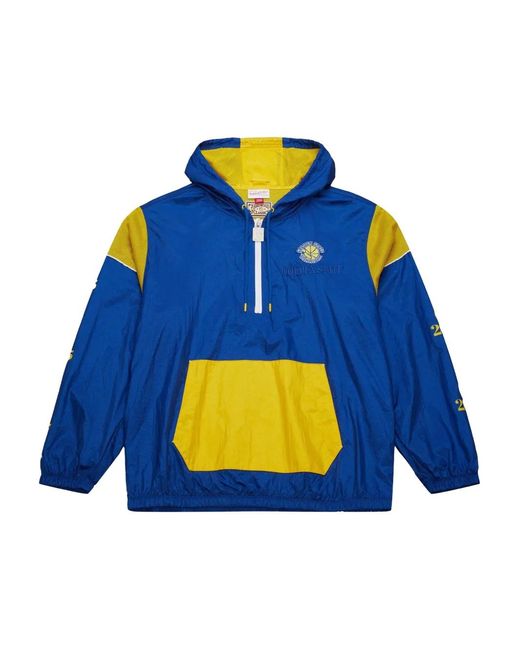 Mitchell & Ness Blue Golden State Warriors Royal Team Og 3.0 Half-Zip Fastening for men