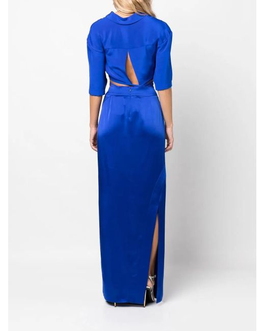 Tom Ford Blue Maxi Skirt