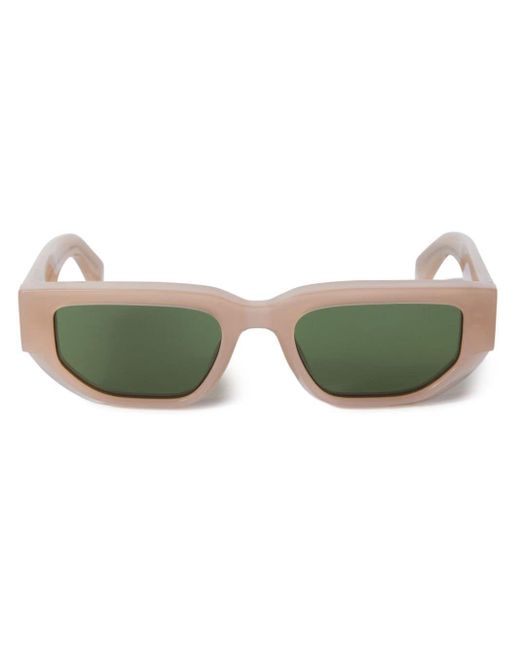 Off-White c/o Virgil Abloh Green Greeley Rectangle-frame Sunglasses for men