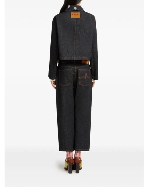 Marni Black Cotton Wove Jacket