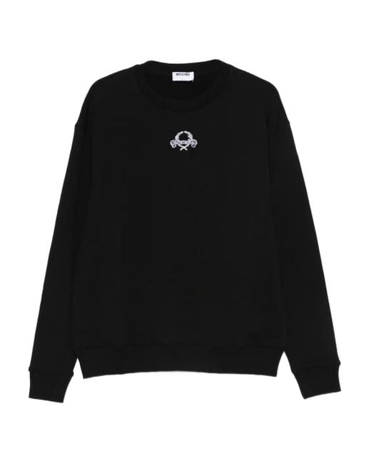 Sweat Brodé Moschino pour homme en coloris Black