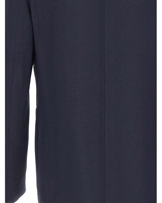 Eleventy Blue Single-Breasted Blazer for men