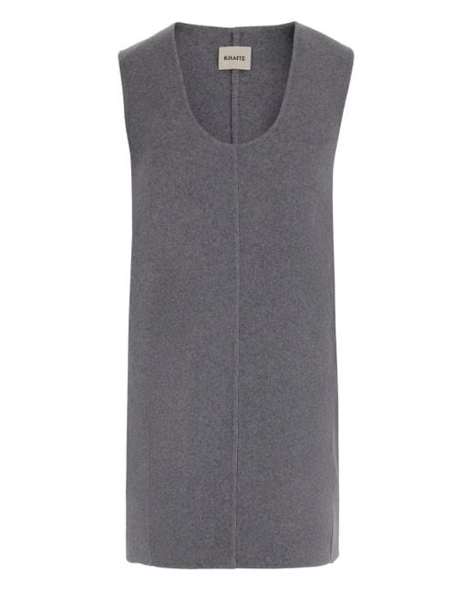 Khaite ノースリーブ ドレス Gray