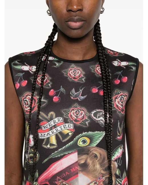 The Artistylist White Printed Mini Dress