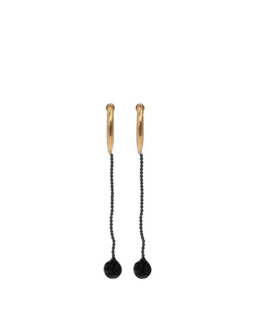 Jacquemus White The Poissons-Lunes Moonfish Earrings