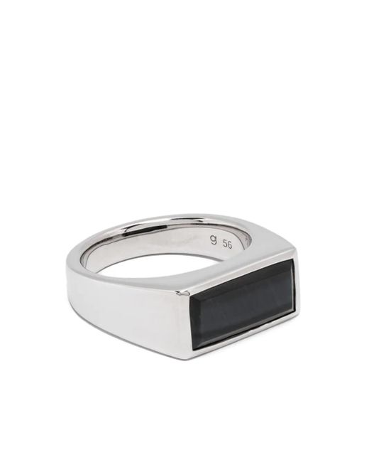 Tom Wood Gray Peaky Hawk Ring