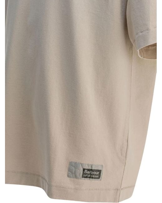 Barbour White X Kaptain Sunshine" T-Shirt for men