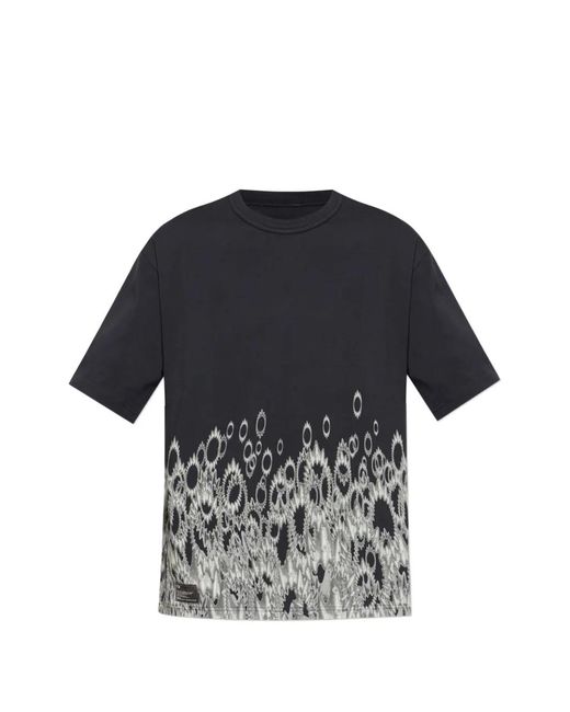 Oakley Blue Printed Short-Sleeve T-Shirt for men