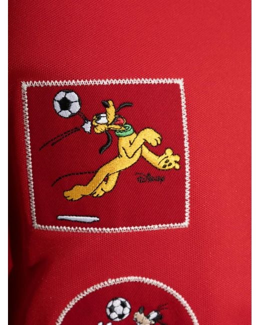 Adidas Red X Disney X Brain Dead Patch-Detail Sweatshirt for men