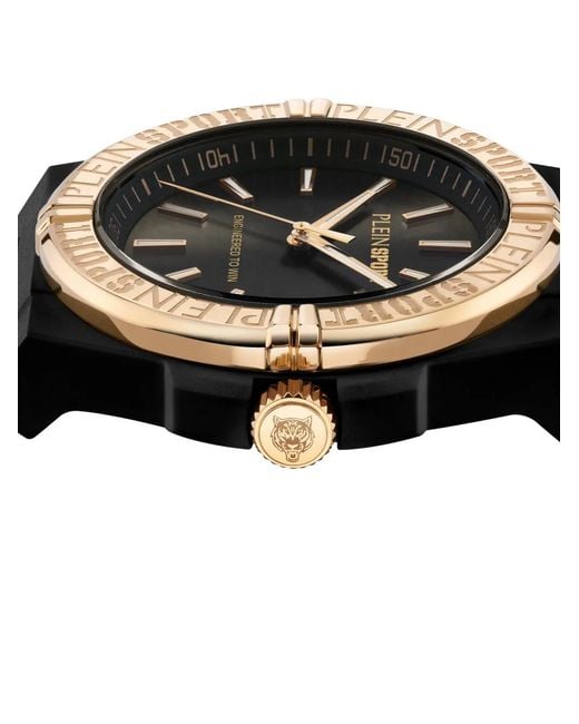 Philipp Plein Black Topring Laserstrike 42Mm Watch