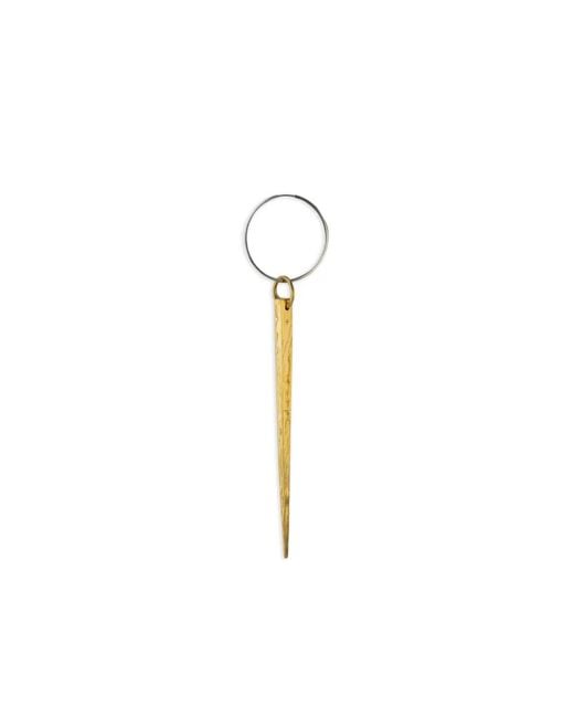 Parts Of 4 White Spike Hoop Earring