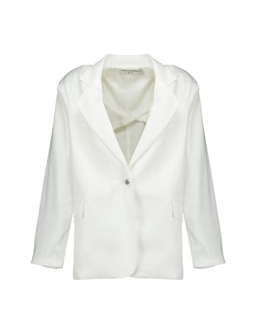 IRO White Single-Breasted Blazer