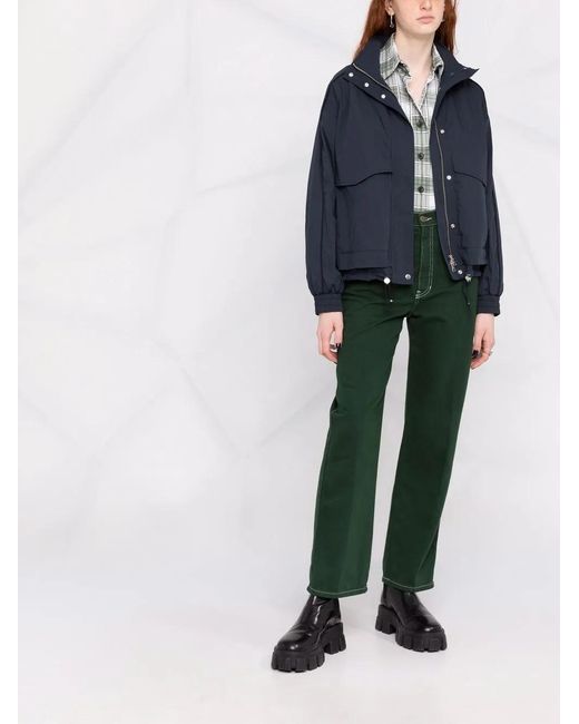 Woolrich Blue Kendall Zip-Front Jacket