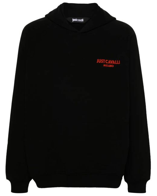 Just Cavalli Black Cotton Sweatshirt for men