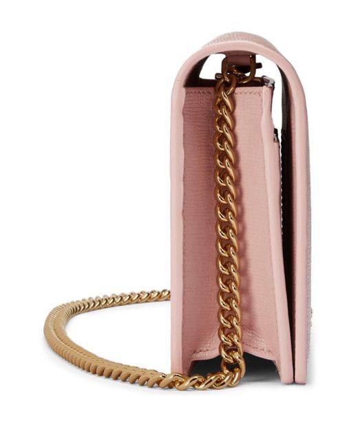 Gucci Leren Portemonnee in het Pink