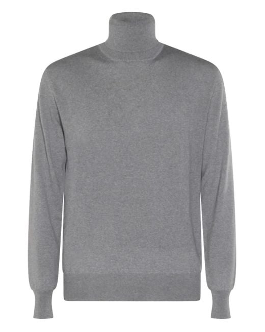 メンズ Altea タートルネック カシミアセーター Gray