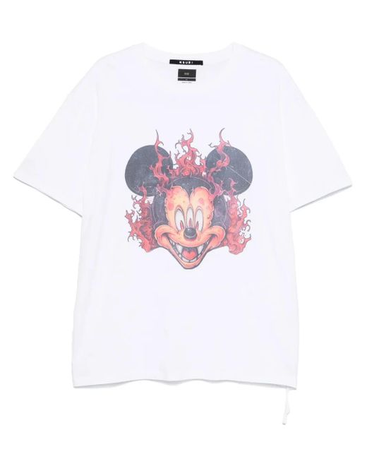 Ksubi White Fuego Biggie T-Shirt for men