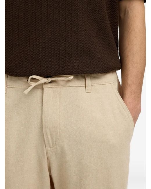 Pantalones Holgados Con Cordones SELECTED de hombre de color Natural