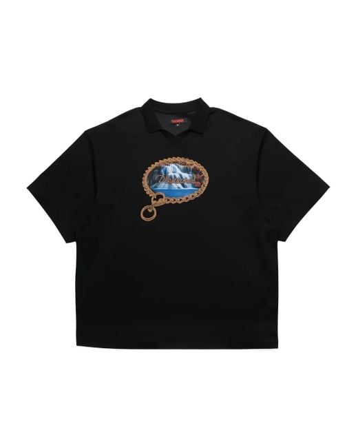 T-Shirt Con Logo di Pleasures in Black da Uomo
