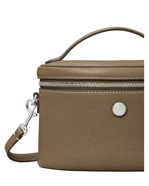 Tory Burch Metallic Pebble Top-Handle Shoulder Bag