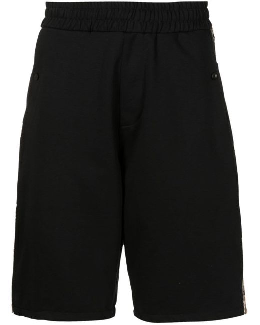 Amir Slama Black Zipped Cotton Shorts for men
