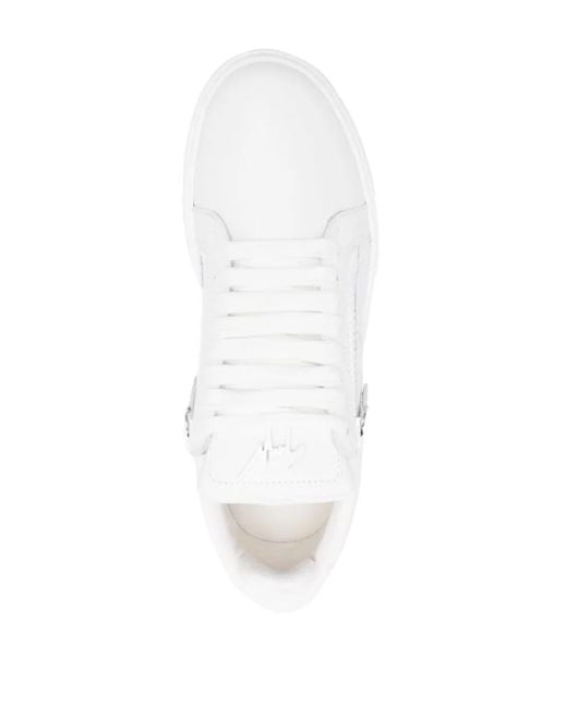 Sneakers Gz94 Con Doppia Zip di Giuseppe Zanotti in White da Uomo