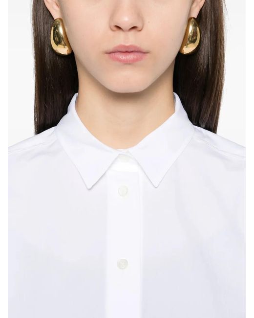 Totême White Signature Cotton Shirt