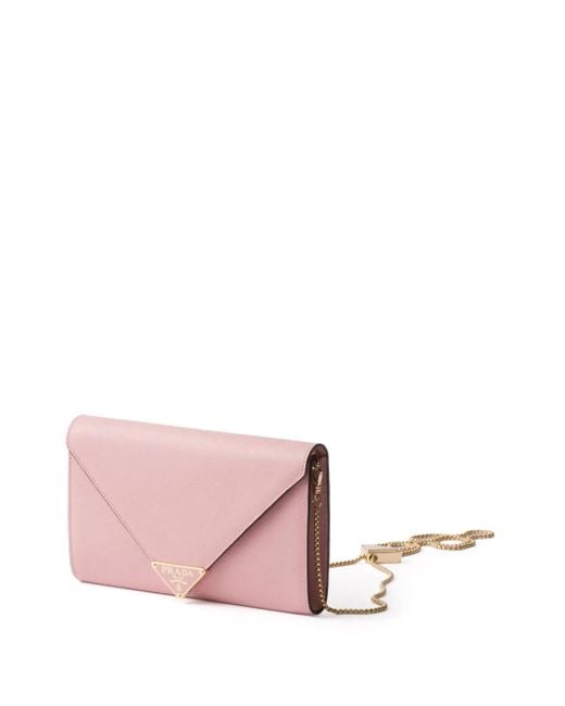 Prada サフィアーノレザー ミニバッグ Pink
