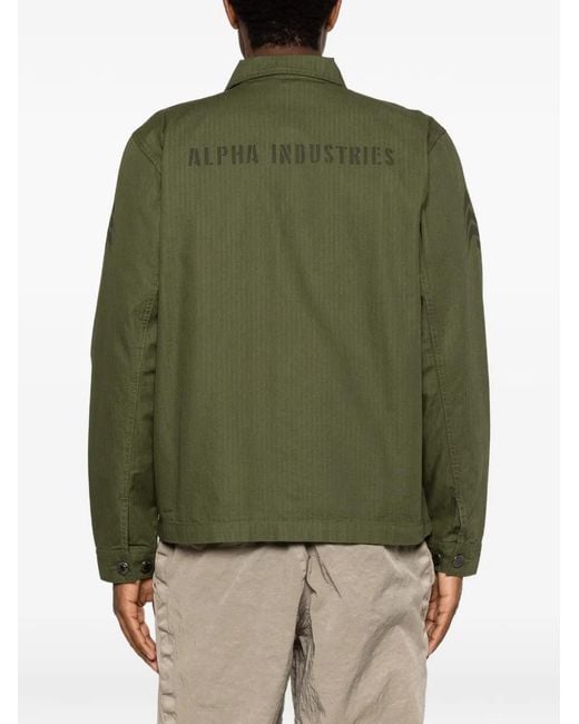 Alpha Industries Green P-41 Hbt Jacket for men