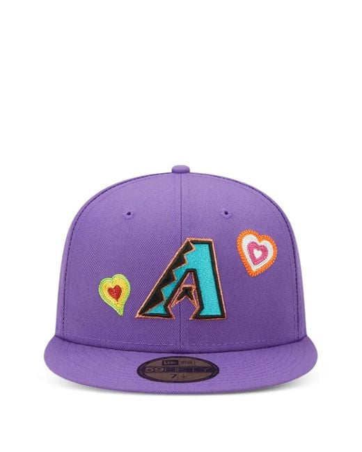 KTZ Purple Casquette X Mlb Arizona Diamondbacks for men