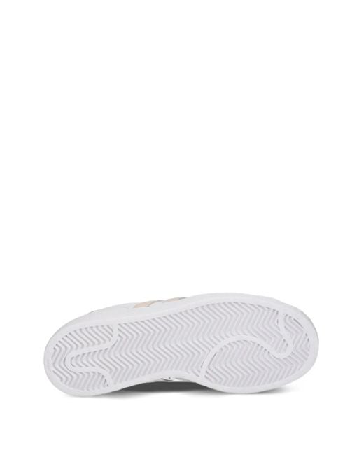 Adidas White Superstar Ii Stripe Sneakers
