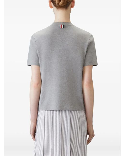 Thom Browne 4bar Tシャツ Gray