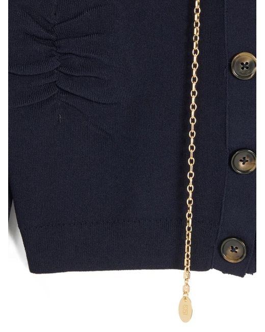 Cárdigan con botones y cadena Ports 1961 de color Blue