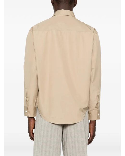 AMI Natural Ami De Coeur Chest-Pocket Shirt