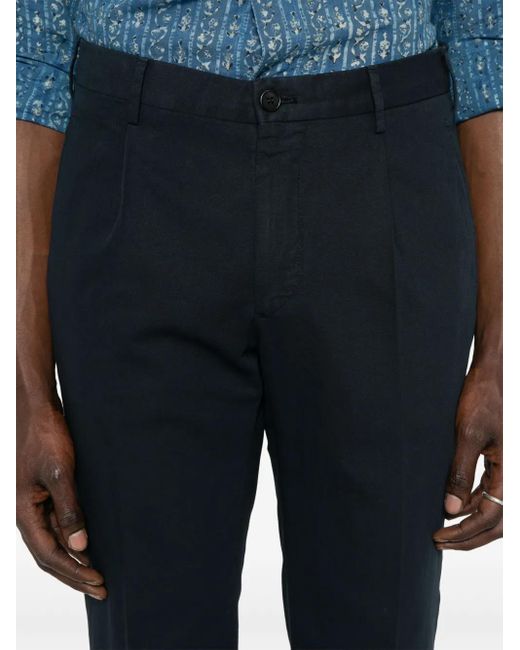 Incotex Hose Mit Faltendetail in Blue für Herren
