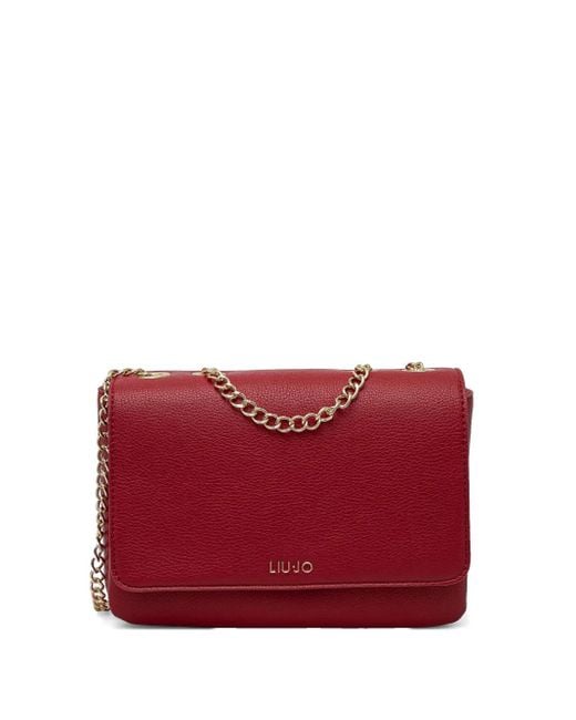 Liu Jo ロゴ ショルダーバッグ Red