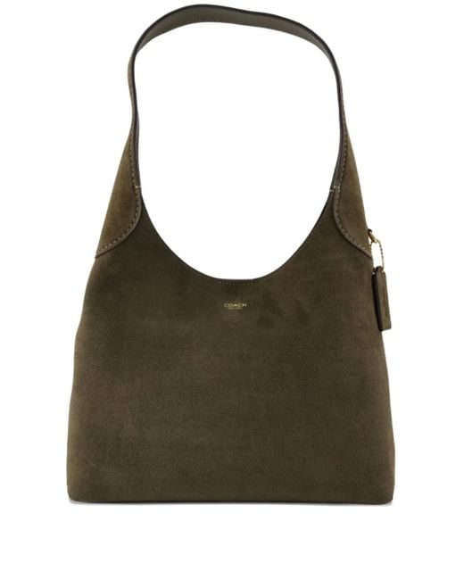 COACH Brown Brooklyn 28 Shoulder Bag