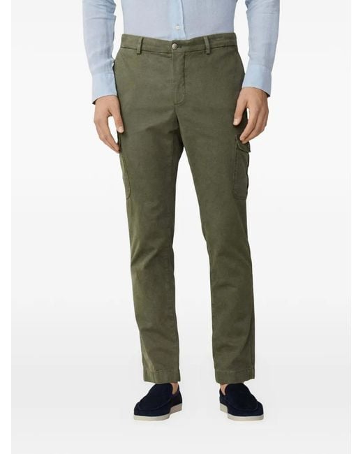 Hackett Green Devon Kensington Cargo Pants for men