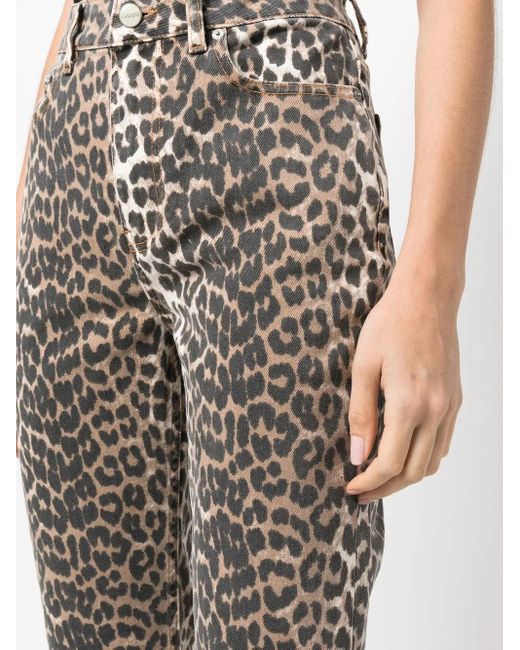 Ganni Trousers Brown