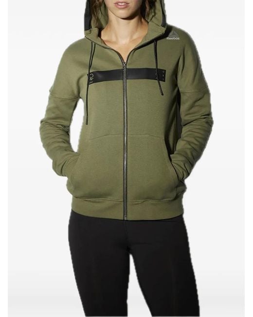 Reebok Green Rnf Oversized Hooded Jacket