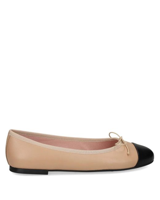 Pretty Ballerinas Brown Nicole Ballerina Shoes