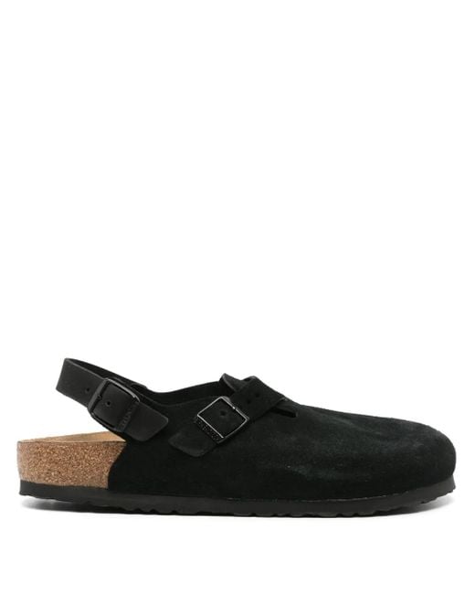 Birkenstock Black Tokio Suede Leather for men
